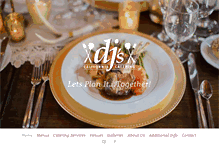 Tablet Screenshot of djscatering.com